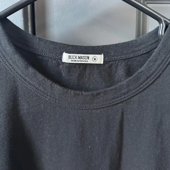 Buck Mason PIMA CURVED HEM TEE - Picture 6 of 8